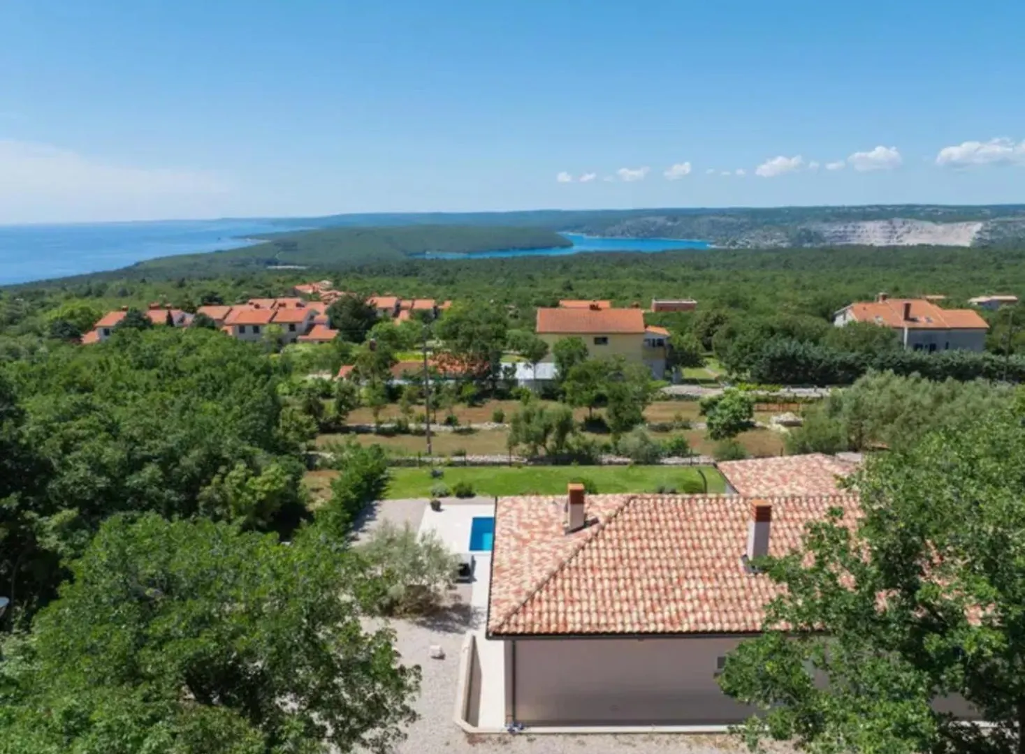 Viskovići Villa Tomicich For 6 People With Private Pool & Sea View - Only 3 Km From Beach קרואטיה