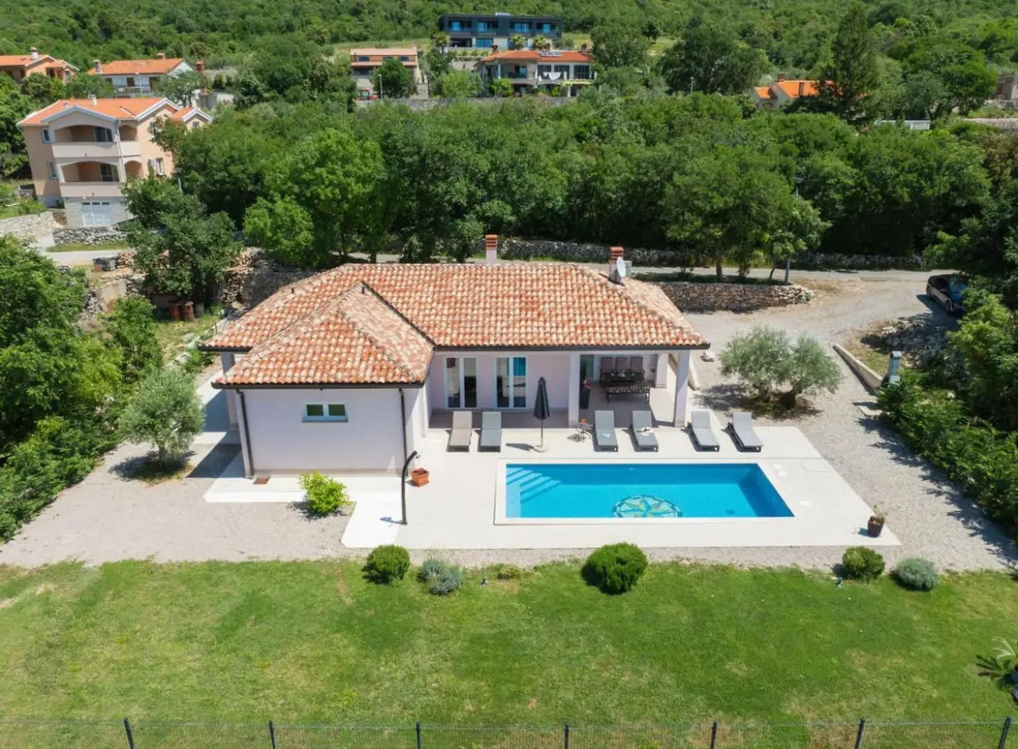 Viskovići Villa Tomicich For 6 People With Private Pool & Sea View - Only 3 Km From Beach 0*,  קרואטיה